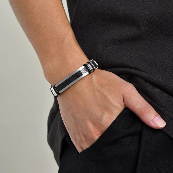 bracelet acier ado