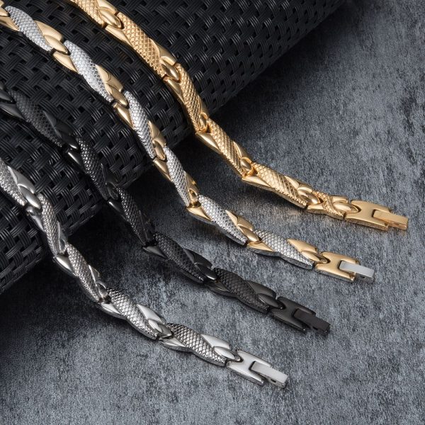 bracelet acier inoxydable homme
