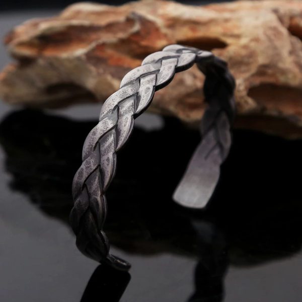 bracelet acier tressé homme