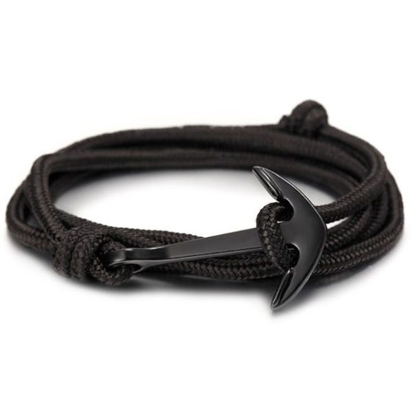 bracelet ancre de bateau homme