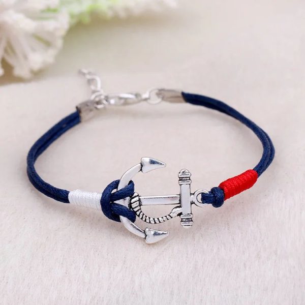 bracelet ancre homme luxe