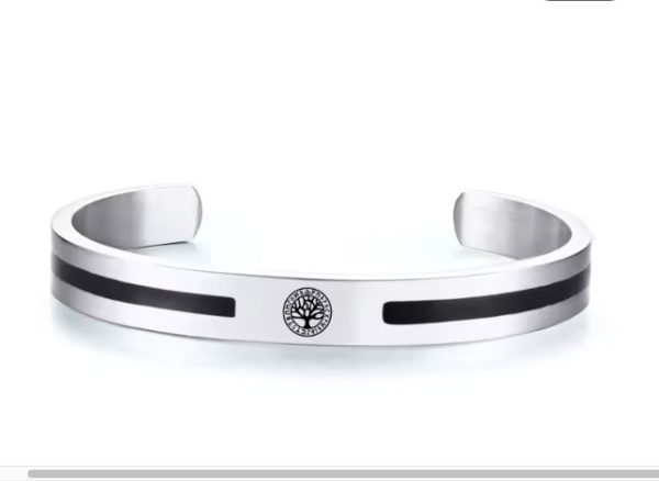 bracelet arbre de vie en acier inoxydable