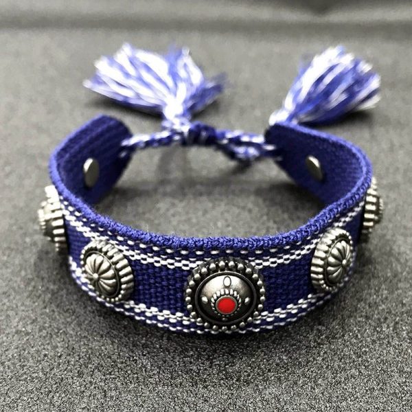 bracelet brésilien motif indien