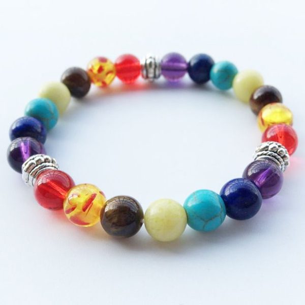 bracelet chakra en pierres naturelles