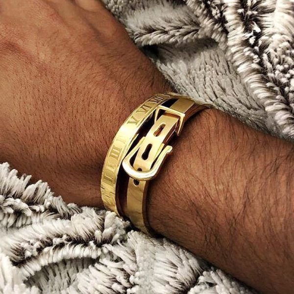 bracelet chiffre romain luxe
