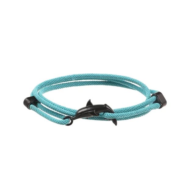 bracelet coloré en cordon marin