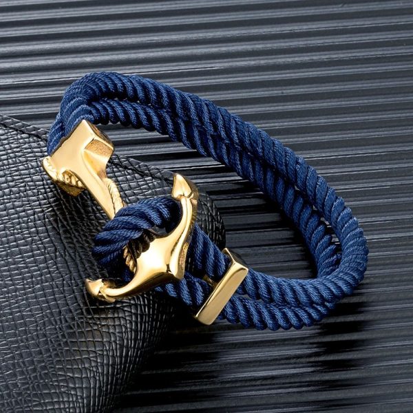 bracelet corde ancre