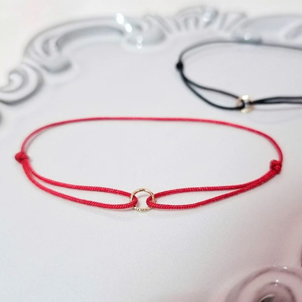 bracelet cordon anneau