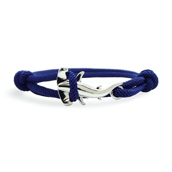 bracelet cordon charm requin marteau