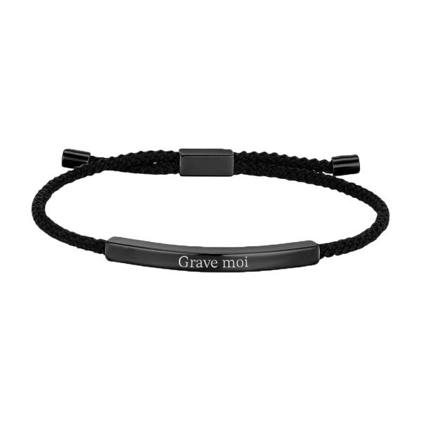 bracelet cordon personnalisé