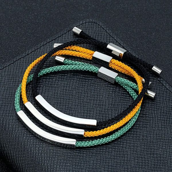 bracelet cordon personnalisé homme