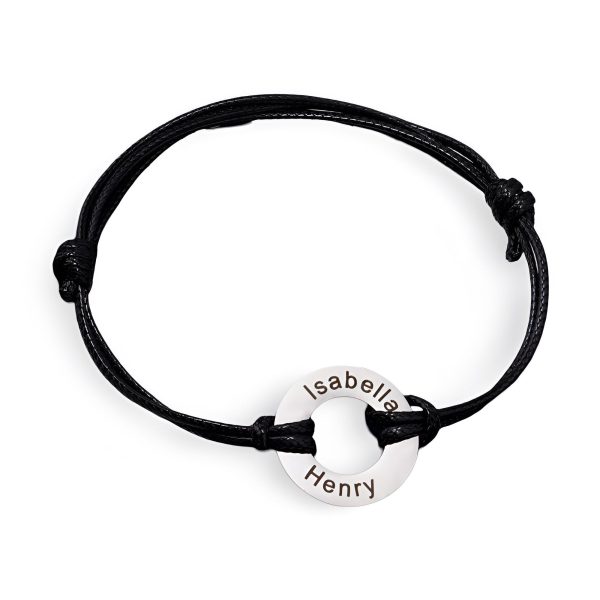 bracelet cordon personnalisé modèle Kael