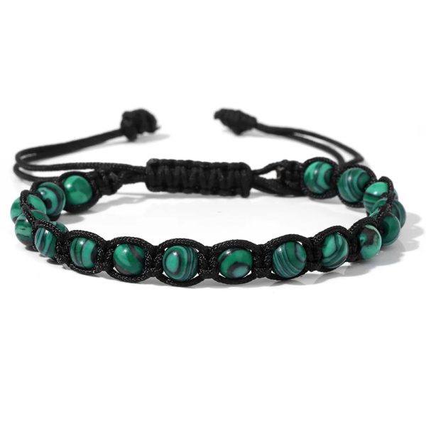bracelet cordon pierre naturelle