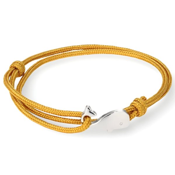 bracelet cordon pour homme baleine modèle Léonard
