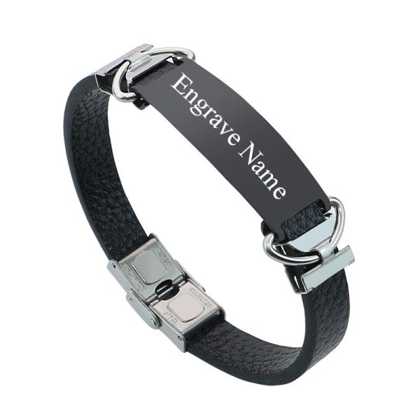 bracelet cuir homme personnalisable