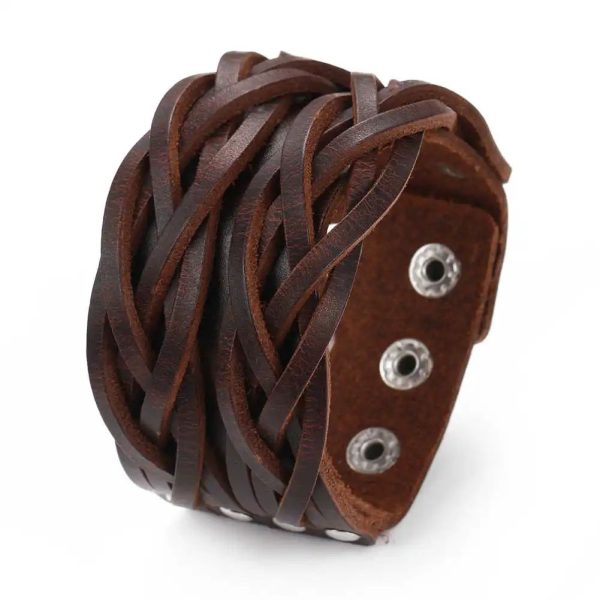 bracelet de force cuir homme