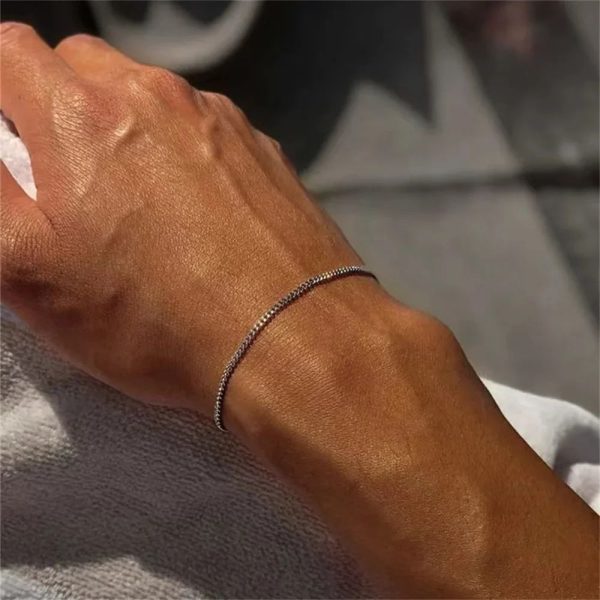 bracelet en acier inoxydable homme