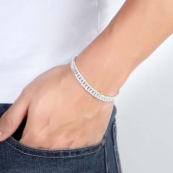 bracelet en argent pour homme