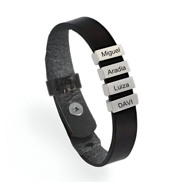 bracelet en cuir personnalisé modèle James