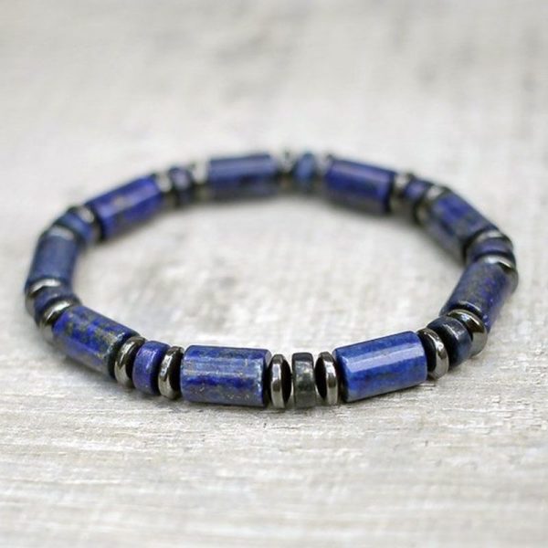 bracelet en lapis lazuli