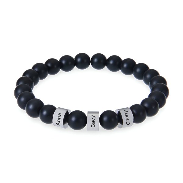bracelet en pierres naturelles personnalisé