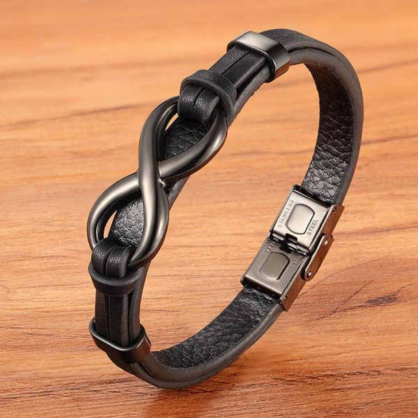 bracelet fin homme cuir