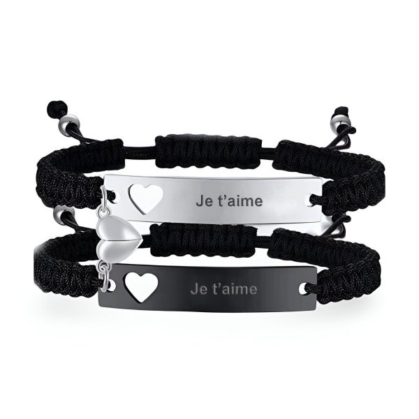 bracelet gourmette personnalisé en acier inoxydable