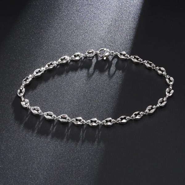 bracelet graine de café acier inoxydable