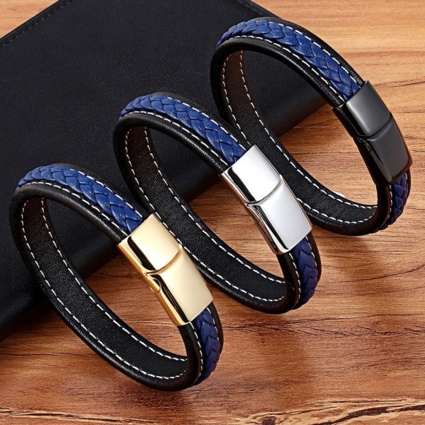 bracelet homme bleu
