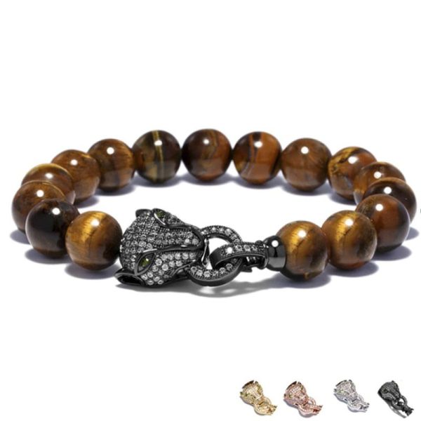 bracelet homme œil de tigre