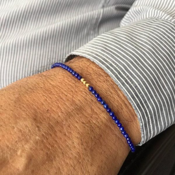 bracelet homme lapis lazuli