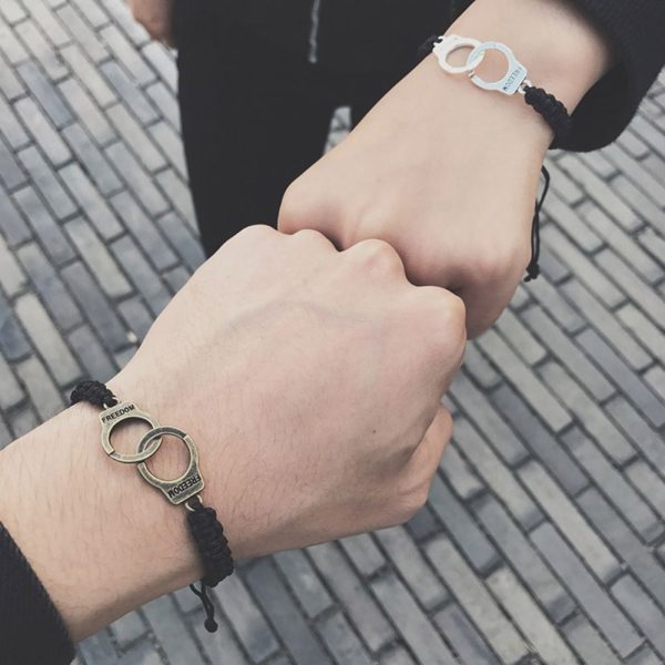 bracelet homme menotte