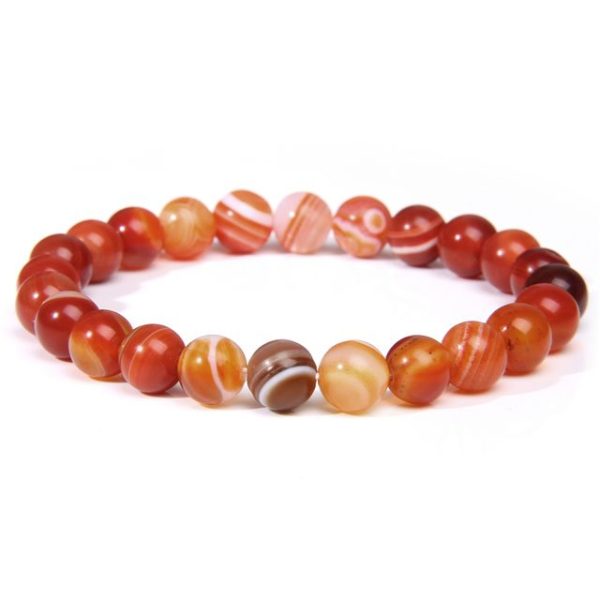 bracelet homme pierre agate