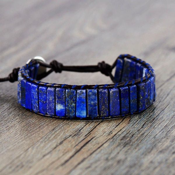 bracelet lapis lazuli homme