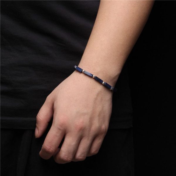 bracelet lapis lazuli véritable