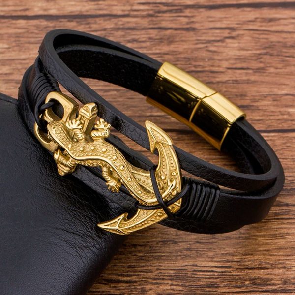 bracelet marin ancre