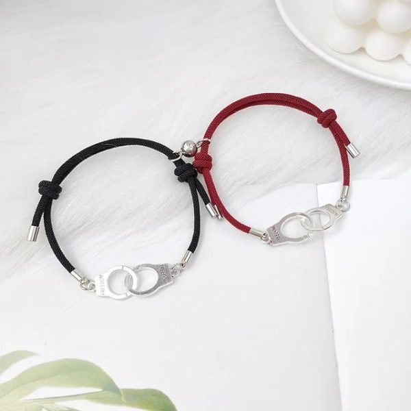 bracelet menotte couple