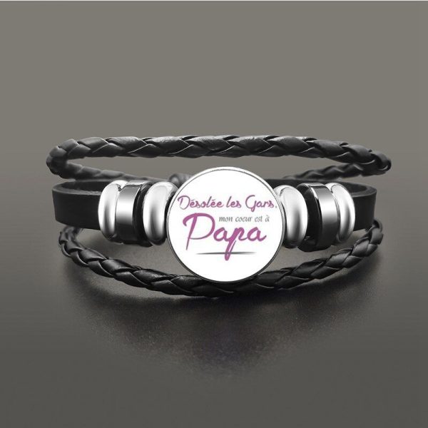 bracelet papa naissance