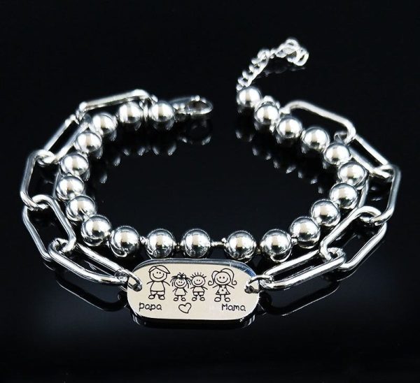 bracelet papa poule