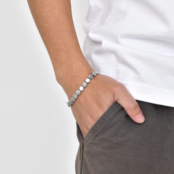 bracelet perle argent