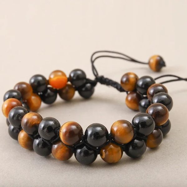bracelet perles de karma œil de tigre
