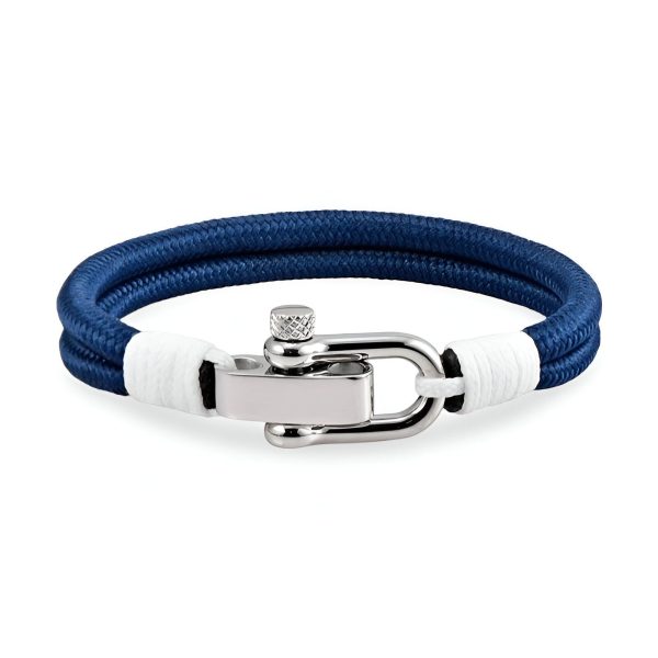 bracelet personnalisé à mousqueton pour homme