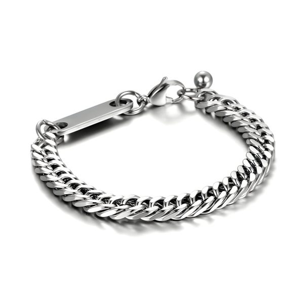 bracelet personnalisé en titane modèle Riley