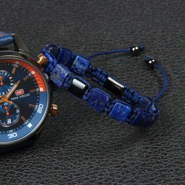 bracelet pierre lapis lazuli