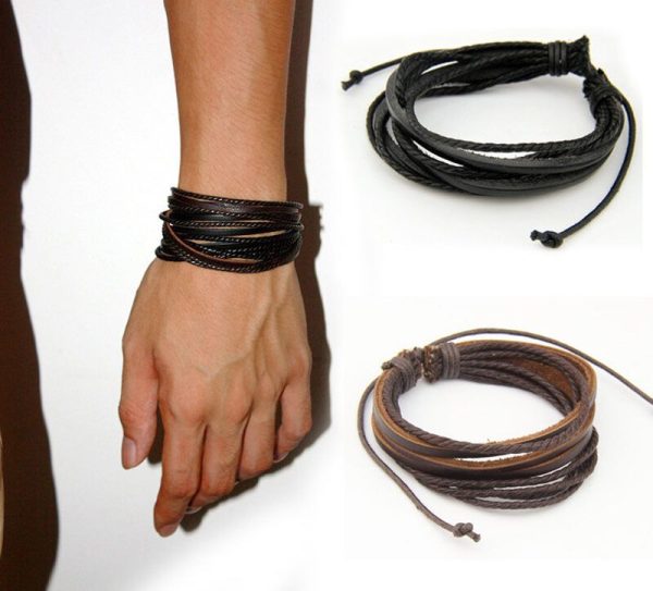 bracelet tressé homme
