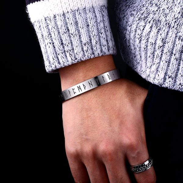 bracelet viking acier