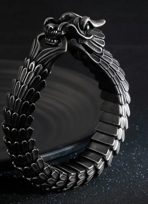bracelet viking dragon