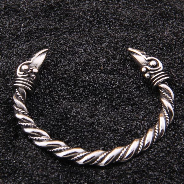 bracelet viking en acier inoxydable