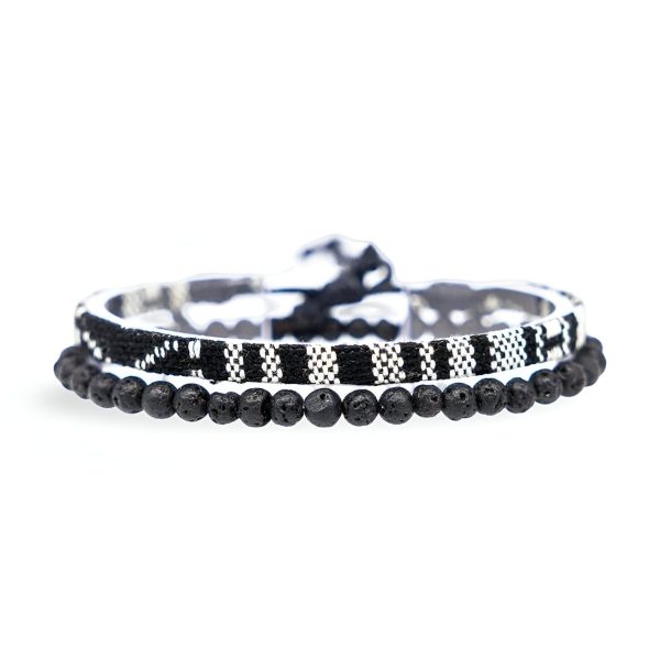 duo de bracelets tibétains porte-bonheur