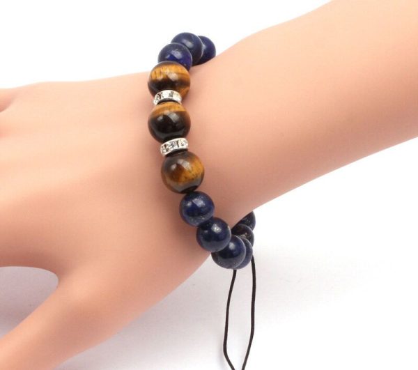 lapis lazuli et oeil de tigre